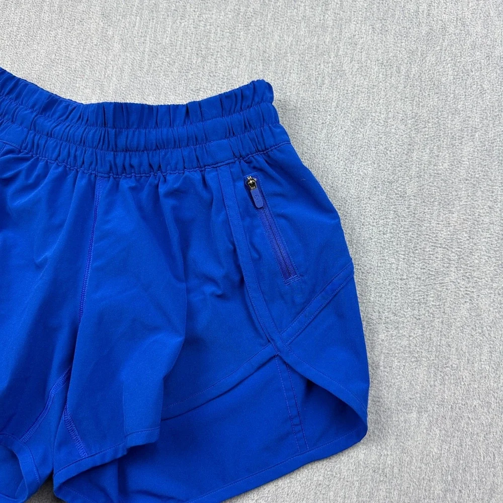 Lululemon Shorts Womens 4 Blue Tracker V Pocket 4